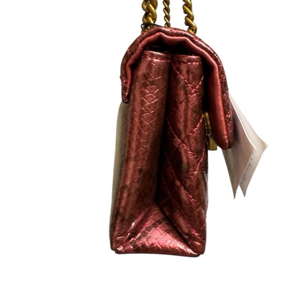 Kurt Geiger Mini Brixton Lock Bag Red Comb - Picture 6 of 13